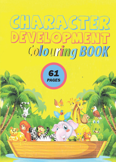 character building coloring book book by Linah Nyangati